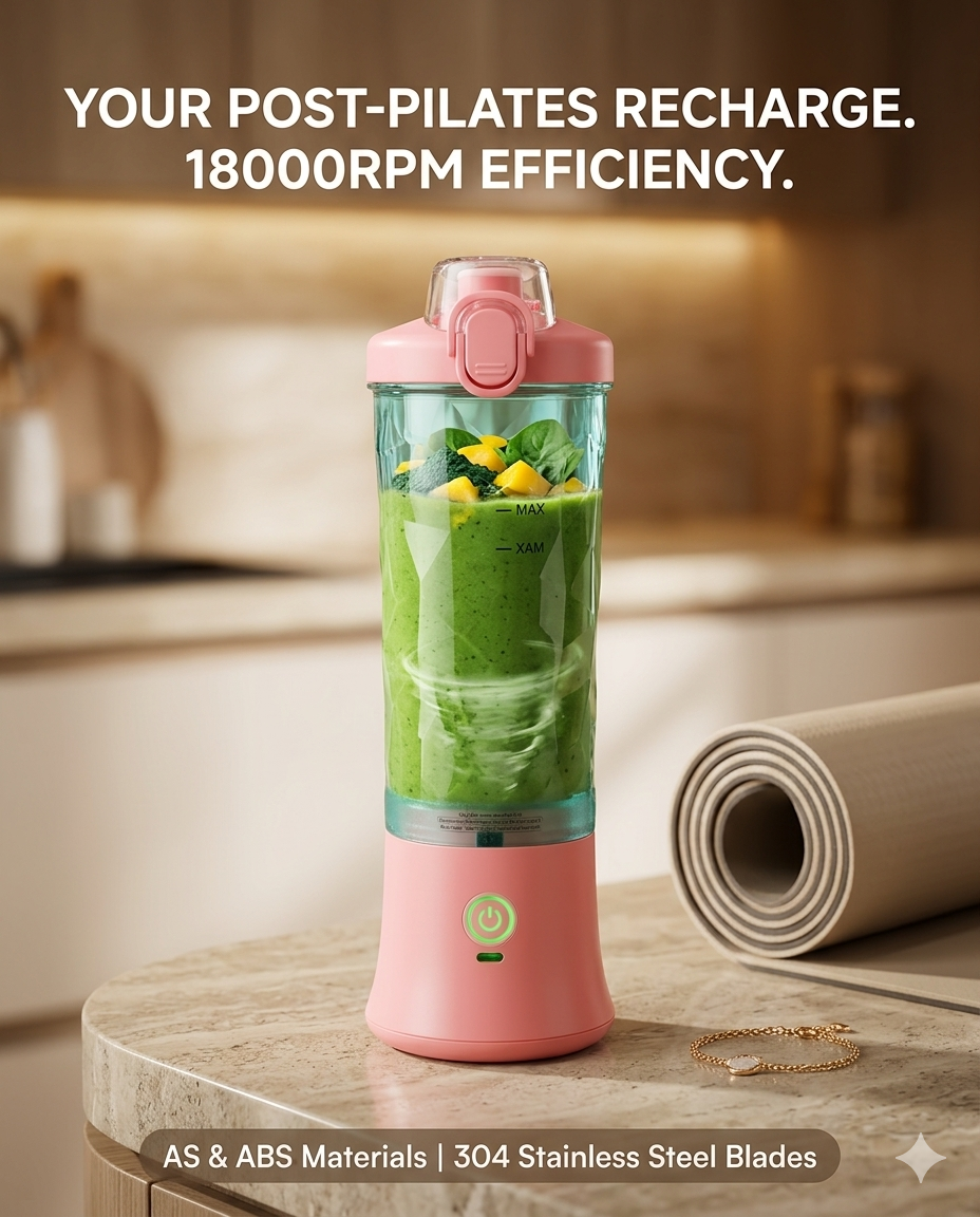 Portable Blender Juicer Personal Size Blender For Shakes And Smoothies With 6 Blade Mini Blender Kitchen Gadgets