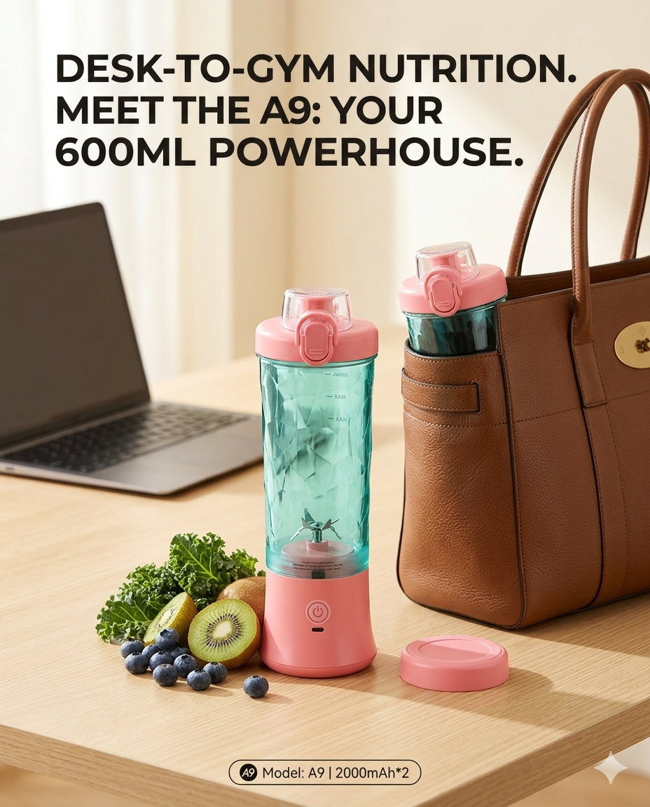 Portable Blender Juicer Personal Size Blender For Shakes And Smoothies With 6 Blade Mini Blender Kitchen Gadgets